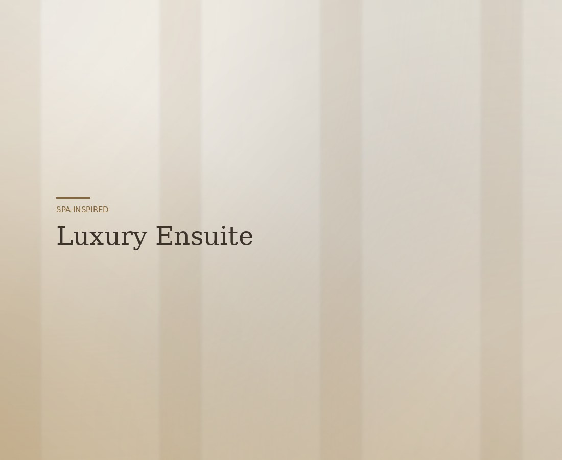 Luxury ensuite bathroom