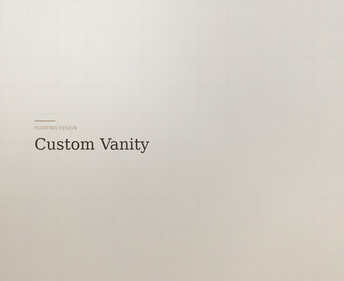 Modern bathroom vanity